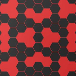 Black honeycomb wallpaper