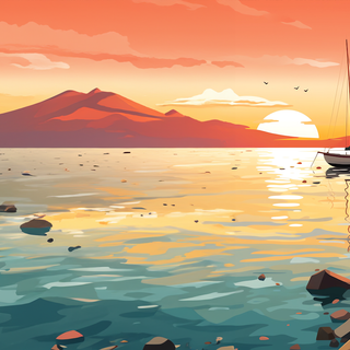 Chill sunset wallpaper