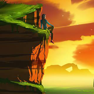 Chill sunset wallpaper