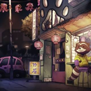 4k desktop chill sunset wallpaper