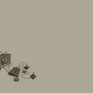 Minimalist retro wallpaper