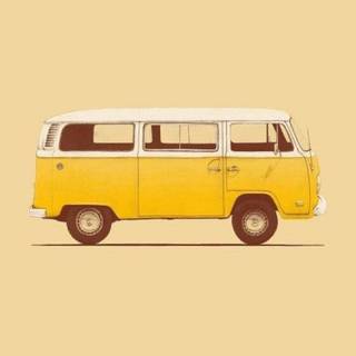 Minimalist retro wallpaper