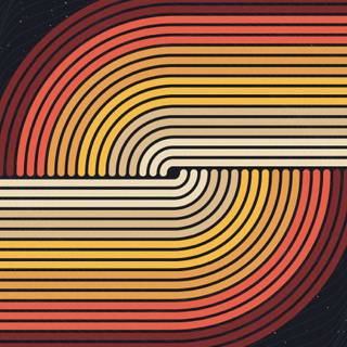 Minimalist retro wallpaper