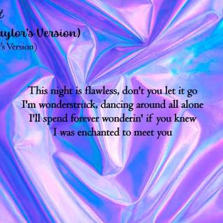 Enchanted Taylor Swift wallpaper