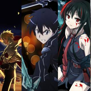 All anime mix wallpaper