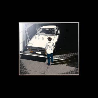 Aesthetic Initial D iPhone wallpaper