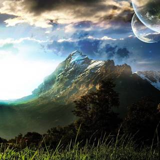 Desktop mountain HD 1920x1080 wallpaper