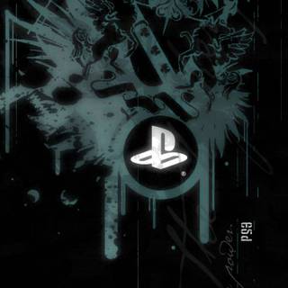 PlayStation grunge wallpaper