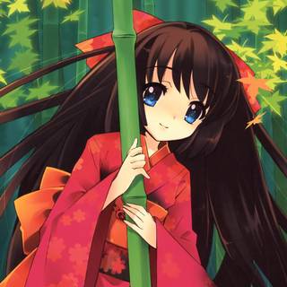 Japanese anime girl 4k wallpaper