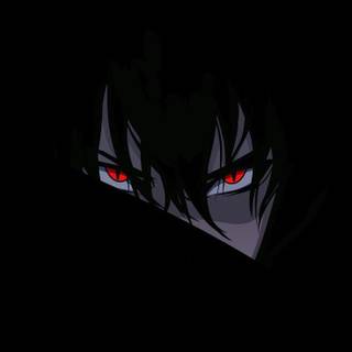 HD black anime wallpaper