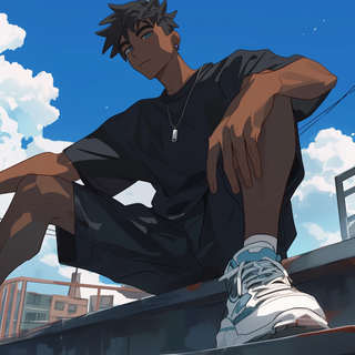 Dark brown anime 4k PC wallpaper