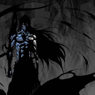 HD black anime wallpaper