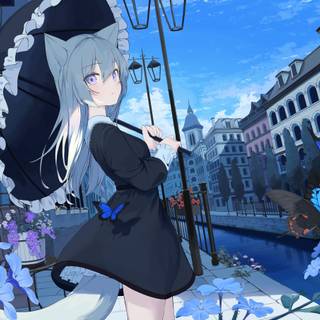 Japanese anime girl 4k wallpaper