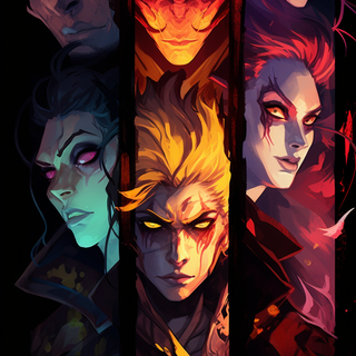 HD black anime wallpaper