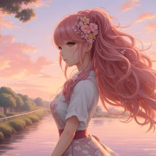 Adult anime girl wallpaper