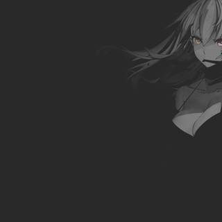 HD black anime wallpaper