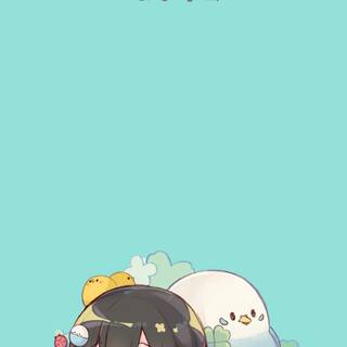 Anime girls cute phone wallpaper
