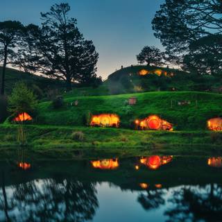 The Shire 4k wallpaper