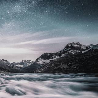 Sky stars 4k wallpaper