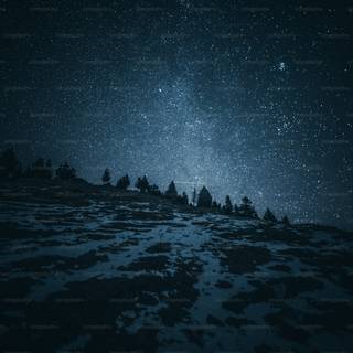 Sky stars 4k wallpaper