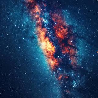 iPhone 4k galaxy wallpaper