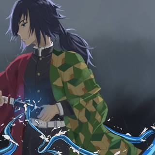 Tomioka Giyuu 4k wallpaper