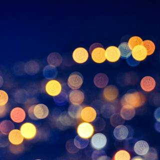 4k night lights wallpaper