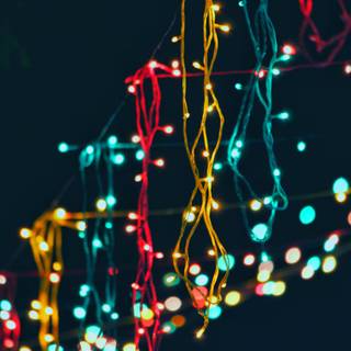 4k night lights wallpaper