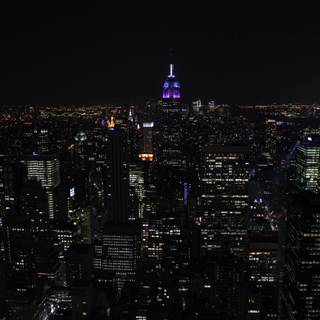 4k night lights wallpaper