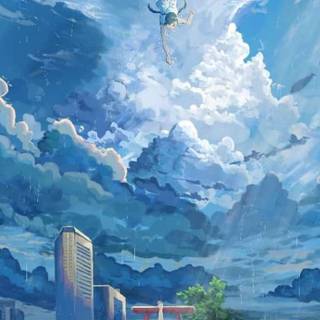 Tenki No Ko phone wallpaper