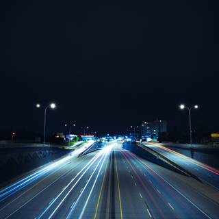 4k night lights wallpaper