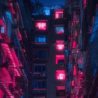 Neon iPhone 12 wallpaper