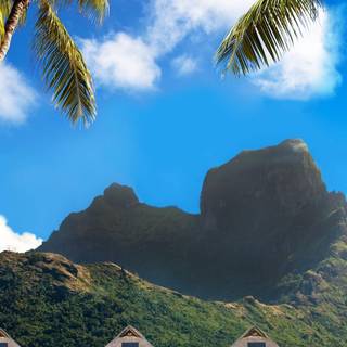 Bora Bora iPhone wallpaper