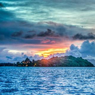 Bora Bora iPhone wallpaper