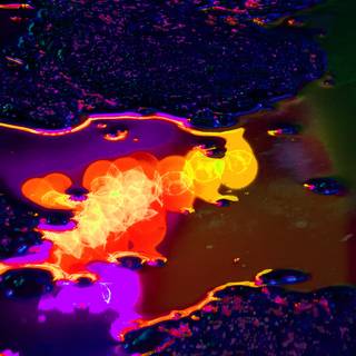 Neon iPhone 12 wallpaper