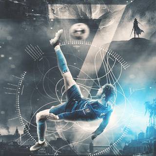iPhone bicycle kick wallpaper