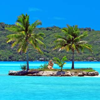 Bora Bora iPhone wallpaper