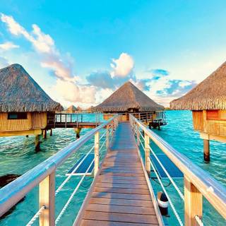 Bora Bora iPhone wallpaper