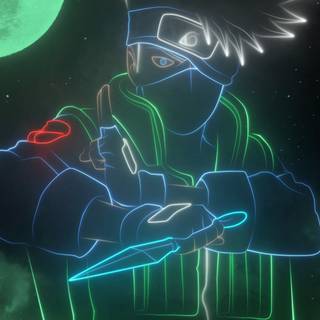 Neon iPhone 12 wallpaper