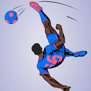 iPhone bicycle kick wallpaper