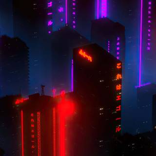 Neon iPhone 12 wallpaper