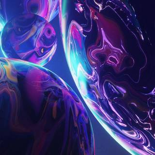 Blue and purple iPhone wallpaper