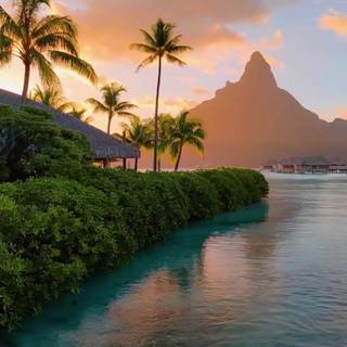 Bora Bora iPhone wallpaper