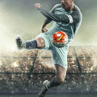 iPhone bicycle kick wallpaper