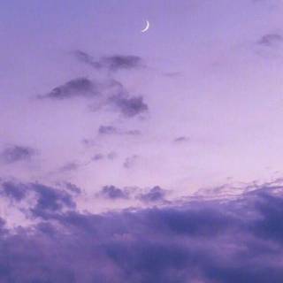Purple sky iPhone wallpaper