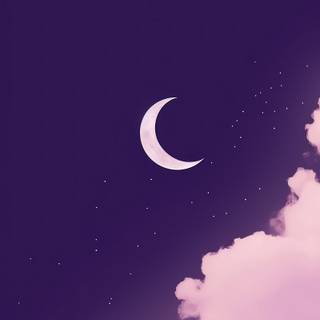 Purple sky iPhone wallpaper