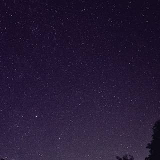 Purple sky iPhone wallpaper
