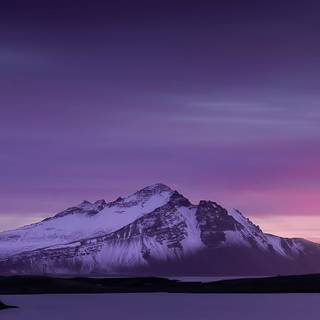 Purple sky iPhone wallpaper