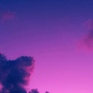 Purple sky iPhone wallpaper