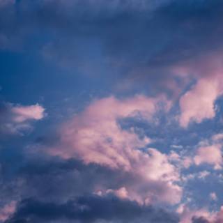 Purple sky iPhone wallpaper